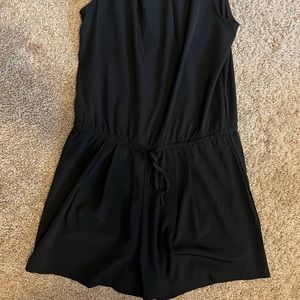 H&M Black Open Back Romper